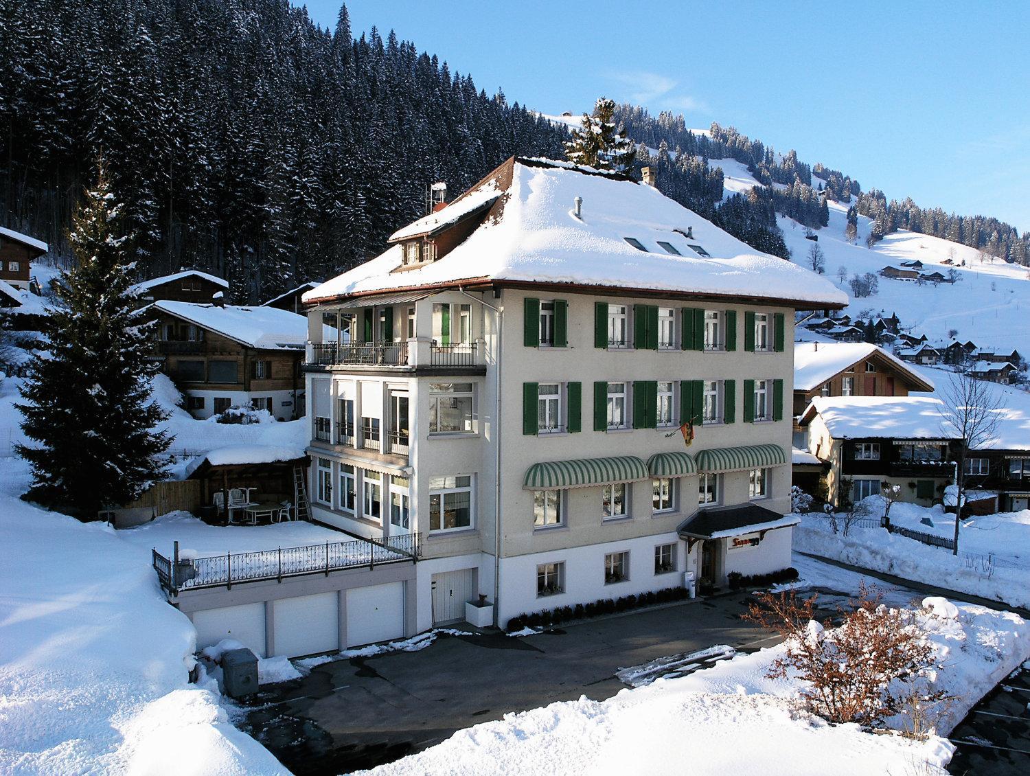 Sonnegg Hotel Zweisimmen Exteriér fotografie